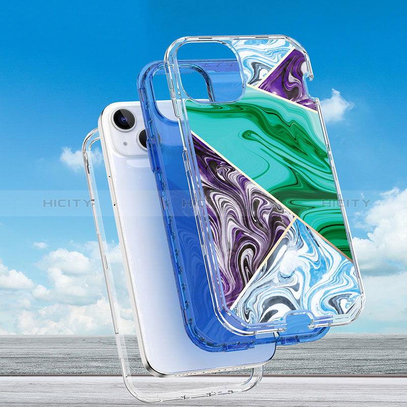 Funda Silicona Carcasa Ultrafina Goma Frontal y Trasera 360 Grados YJ2 para Apple iPhone 15