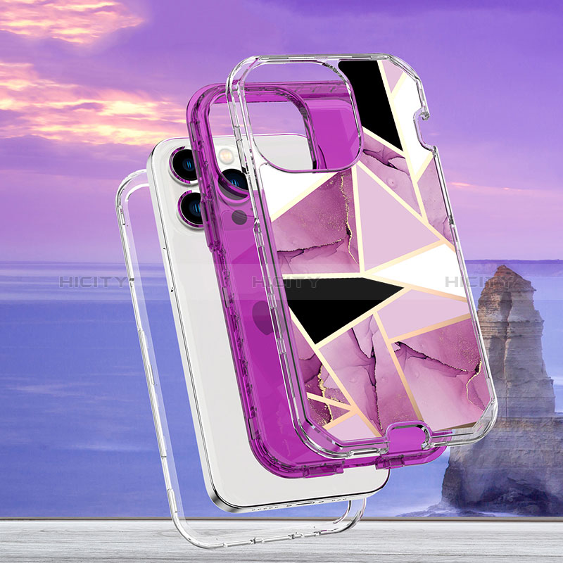 Funda Silicona Carcasa Ultrafina Goma Frontal y Trasera 360 Grados YJ2 para Apple iPhone 16 Pro