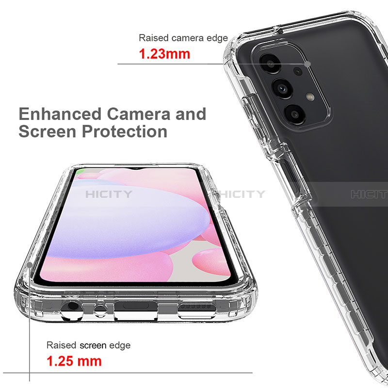 Funda Silicona Carcasa Ultrafina Transparente Goma Frontal y Trasera 360 Grados Gradiente JX1 para Samsung Galaxy A13 4G