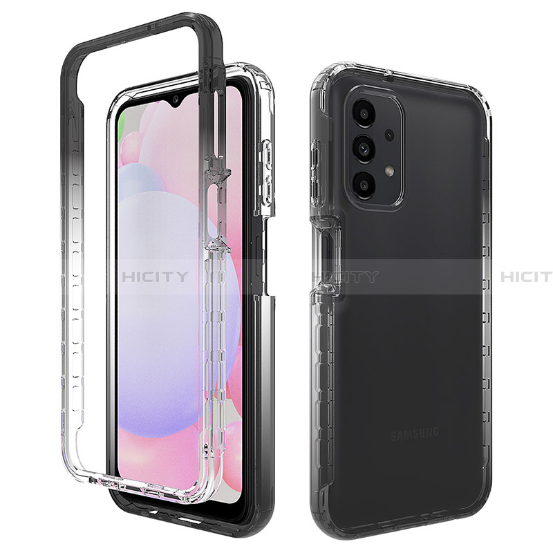 Funda Silicona Carcasa Ultrafina Transparente Goma Frontal y Trasera 360 Grados Gradiente JX1 para Samsung Galaxy A13 4G