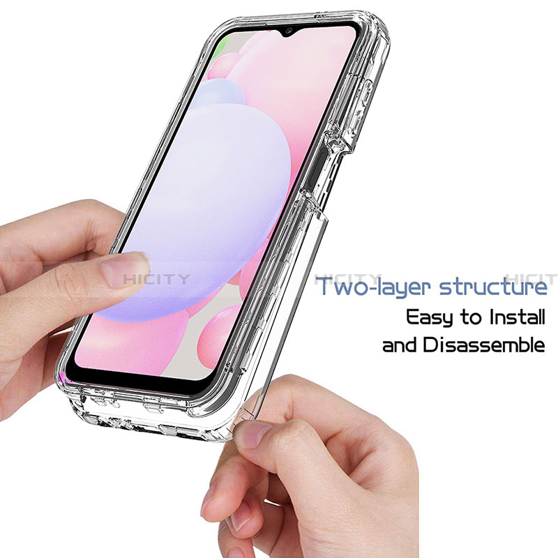 Funda Silicona Carcasa Ultrafina Transparente Goma Frontal y Trasera 360 Grados Gradiente JX1 para Samsung Galaxy A13 4G