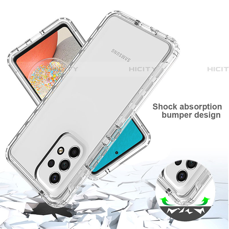 Funda Silicona Carcasa Ultrafina Transparente Goma Frontal y Trasera 360 Grados Gradiente JX1 para Samsung Galaxy A53 5G