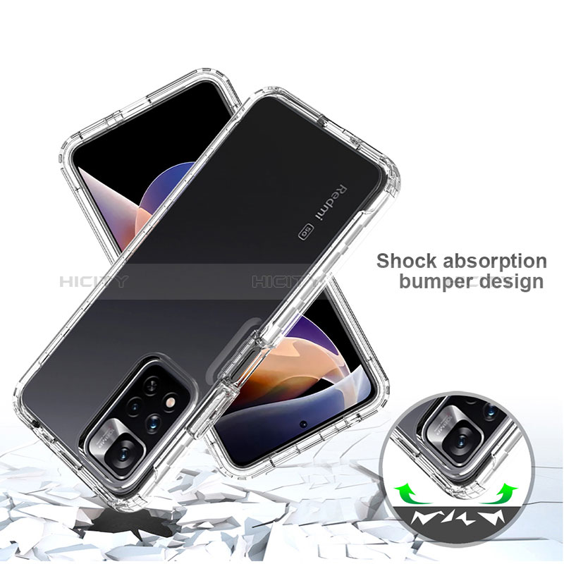 Funda Silicona Carcasa Ultrafina Transparente Goma Frontal y Trasera 360 Grados Gradiente JX1 para Xiaomi Mi 11i 5G (2022)