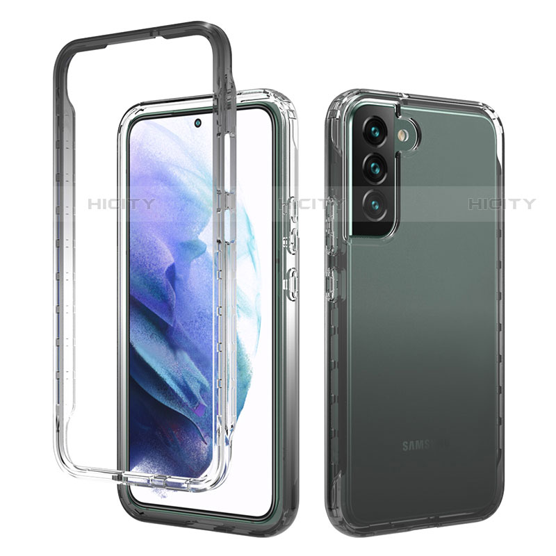 Funda Silicona Carcasa Ultrafina Transparente Goma Frontal y Trasera 360 Grados Gradiente M01 para Samsung Galaxy S23 Plus 5G