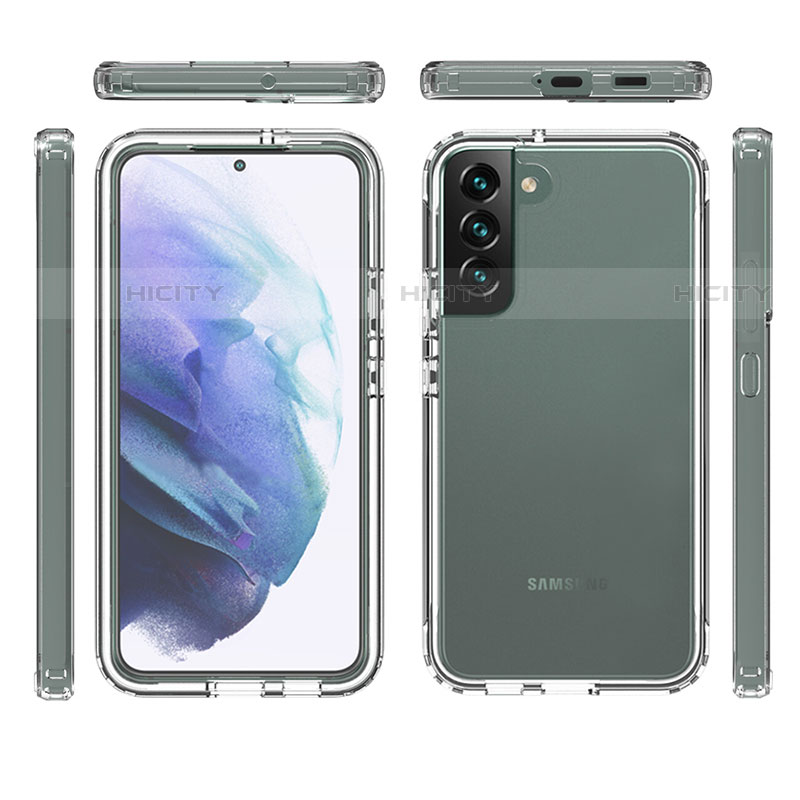 Funda Silicona Carcasa Ultrafina Transparente Goma Frontal y Trasera 360 Grados Gradiente M01 para Samsung Galaxy S23 Plus 5G