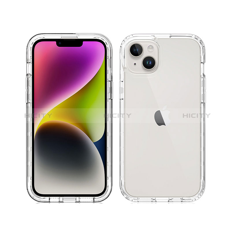 Funda Silicona Carcasa Ultrafina Transparente Goma Frontal y Trasera 360 Grados Gradiente para Apple iPhone 13