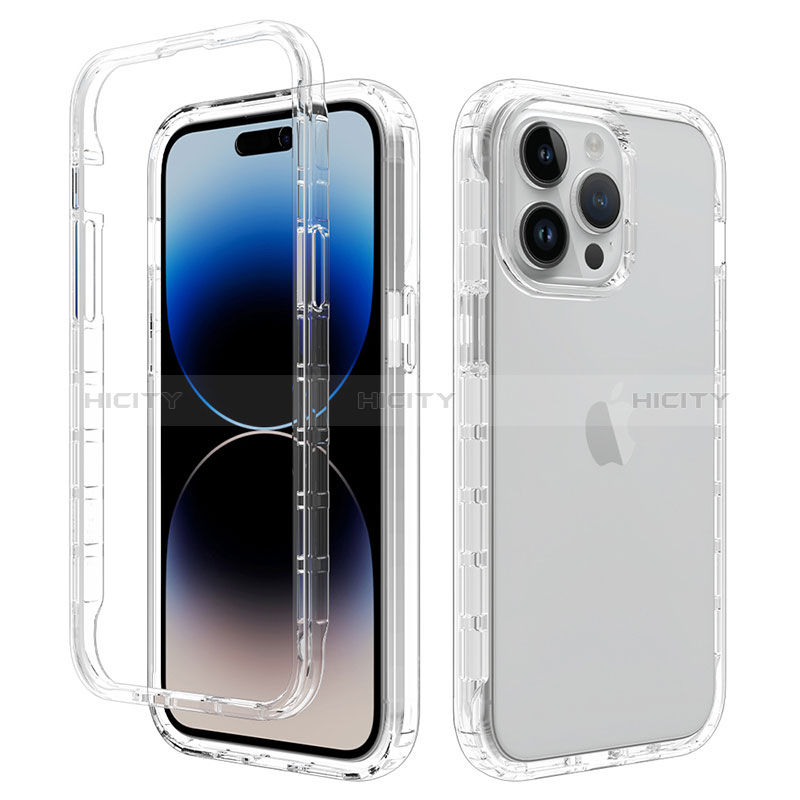 Funda Silicona Carcasa Ultrafina Transparente Goma Frontal y Trasera 360 Grados Gradiente para Apple iPhone 13 Pro Max