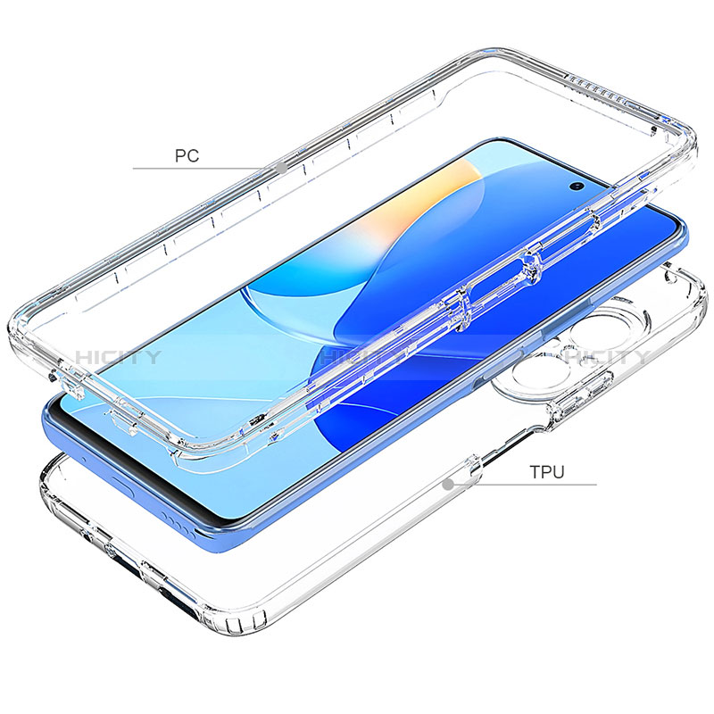 Funda Silicona Carcasa Ultrafina Transparente Goma Frontal y Trasera 360 Grados Gradiente para Huawei Honor 50 SE 5G