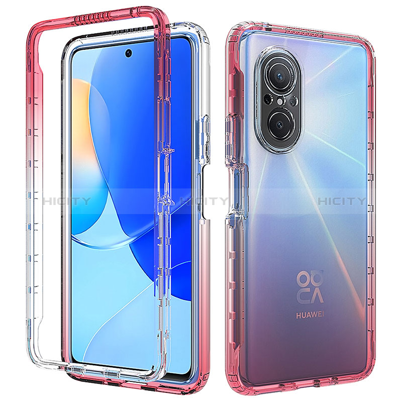 Funda Silicona Carcasa Ultrafina Transparente Goma Frontal y Trasera 360 Grados Gradiente para Huawei Nova 9 SE