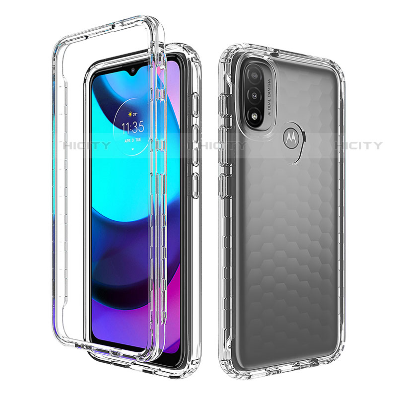 Funda Silicona Carcasa Ultrafina Transparente Goma Frontal y Trasera 360 Grados Gradiente para Motorola Moto E20