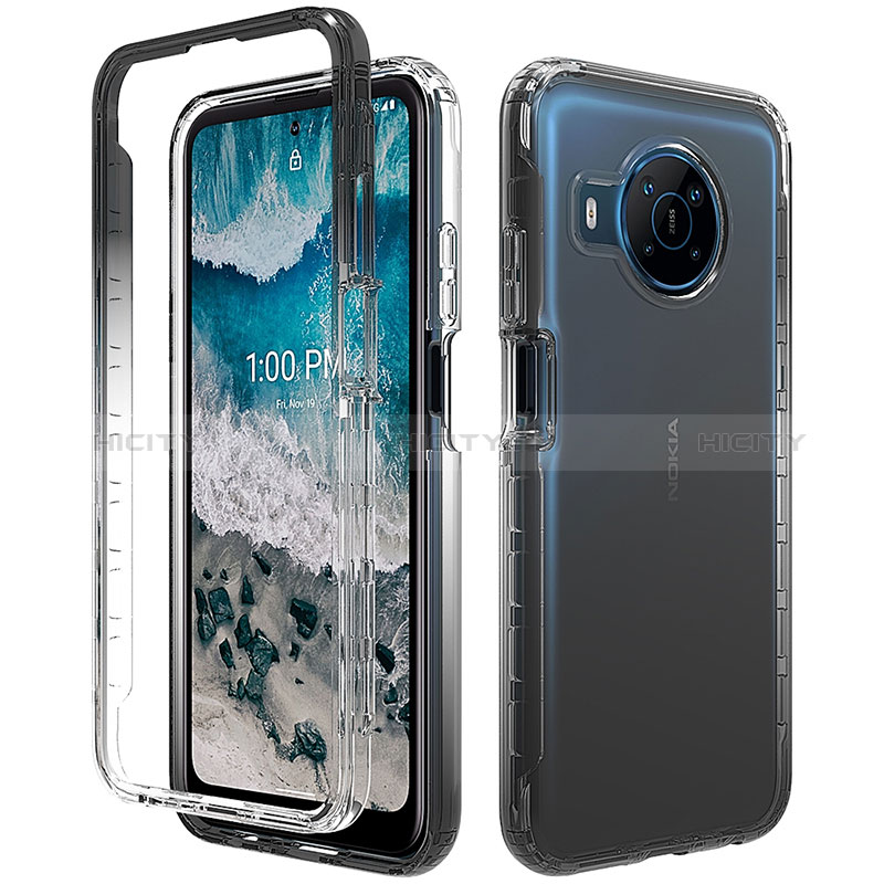 Funda Silicona Carcasa Ultrafina Transparente Goma Frontal y Trasera 360 Grados Gradiente para Nokia X100 5G