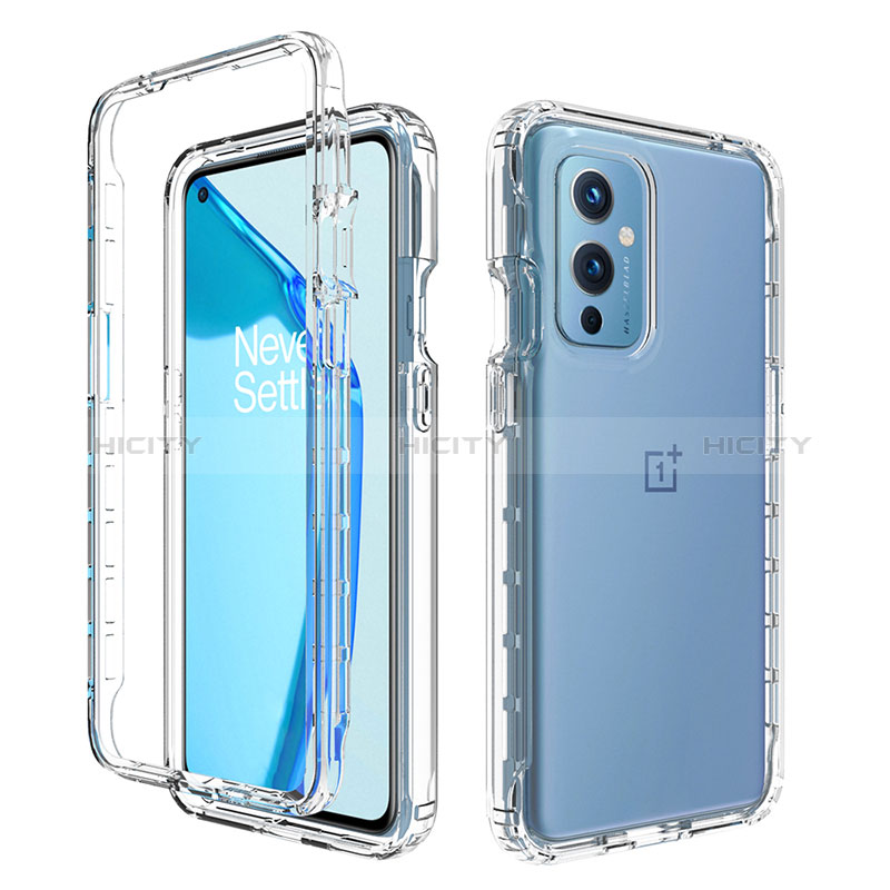 Funda Silicona Carcasa Ultrafina Transparente Goma Frontal y Trasera 360 Grados Gradiente para OnePlus 9 5G