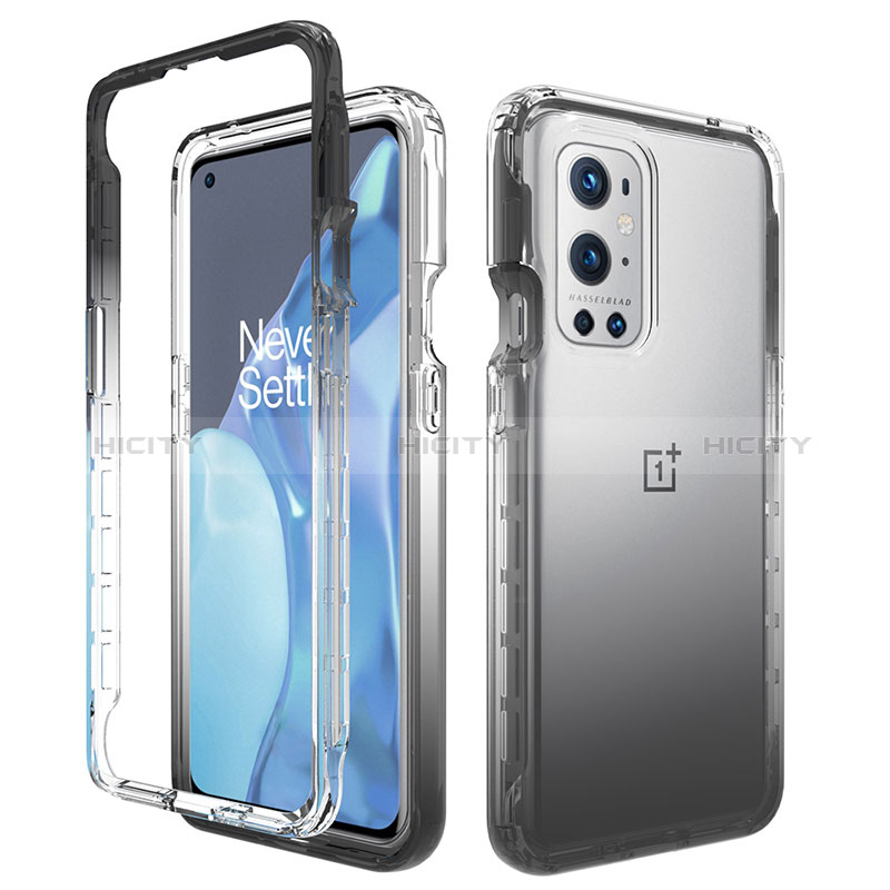 Funda Silicona Carcasa Ultrafina Transparente Goma Frontal y Trasera 360 Grados Gradiente para OnePlus 9 Pro 5G