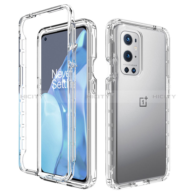 Funda Silicona Carcasa Ultrafina Transparente Goma Frontal y Trasera 360 Grados Gradiente para OnePlus 9 Pro 5G