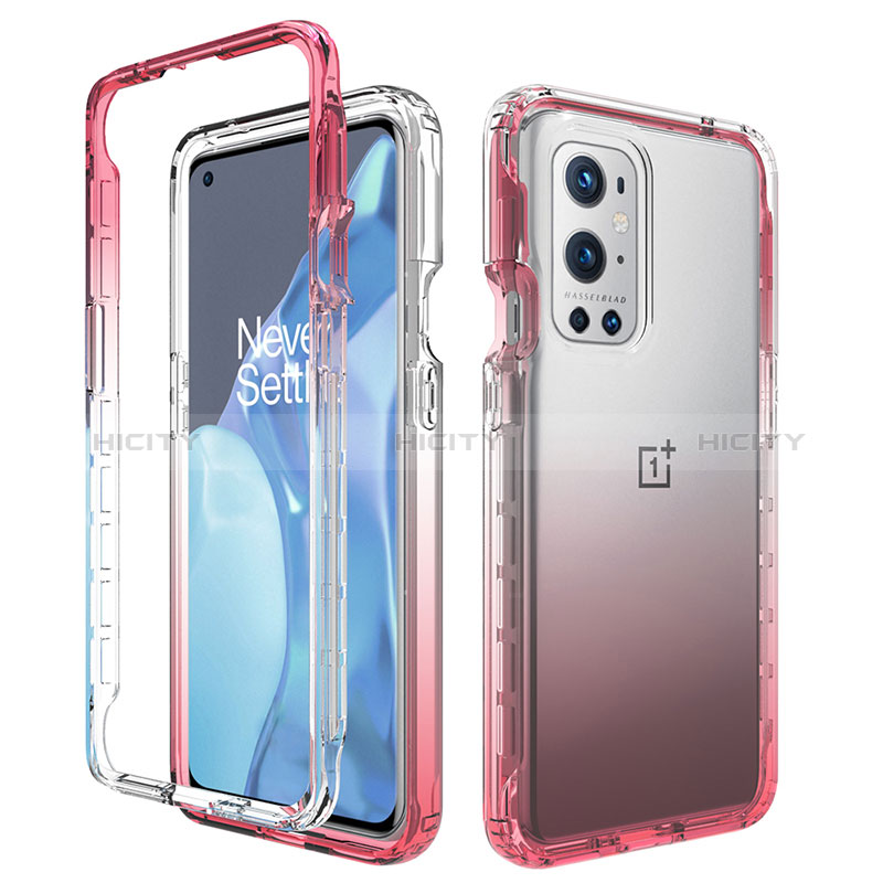 Funda Silicona Carcasa Ultrafina Transparente Goma Frontal y Trasera 360 Grados Gradiente para OnePlus 9 Pro 5G