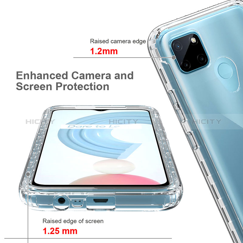 Funda Silicona Carcasa Ultrafina Transparente Goma Frontal y Trasera 360 Grados Gradiente para Realme C21Y