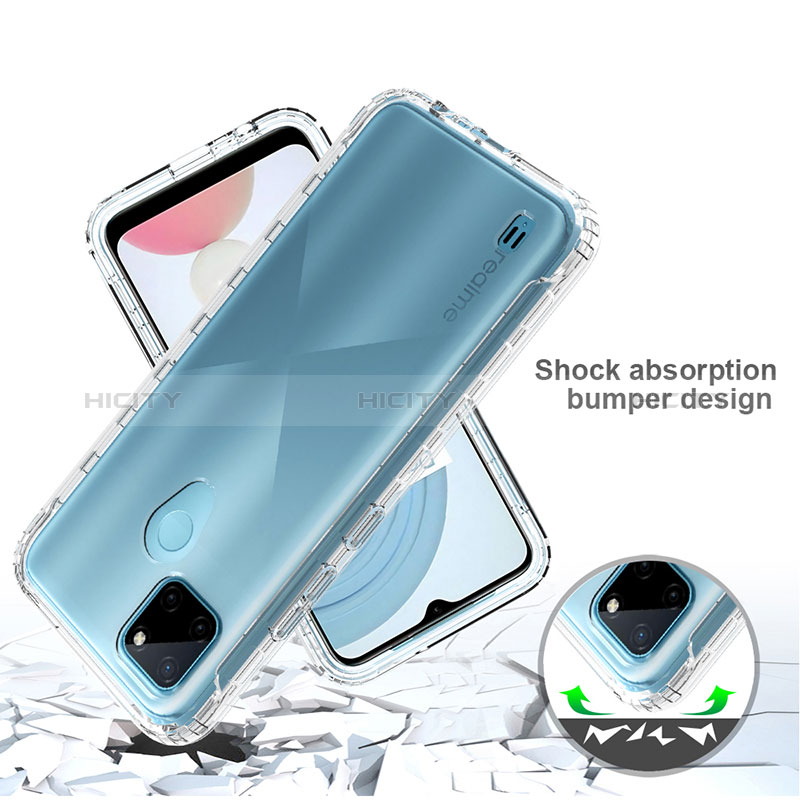 Funda Silicona Carcasa Ultrafina Transparente Goma Frontal y Trasera 360 Grados Gradiente para Realme C25Y