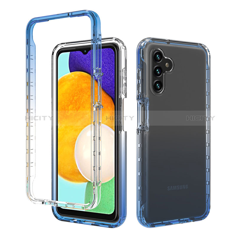 Funda Silicona Carcasa Ultrafina Transparente Goma Frontal y Trasera 360 Grados Gradiente para Samsung Galaxy A04s