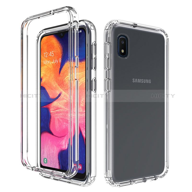 Funda Silicona Carcasa Ultrafina Transparente Goma Frontal y Trasera 360 Grados Gradiente para Samsung Galaxy A10e