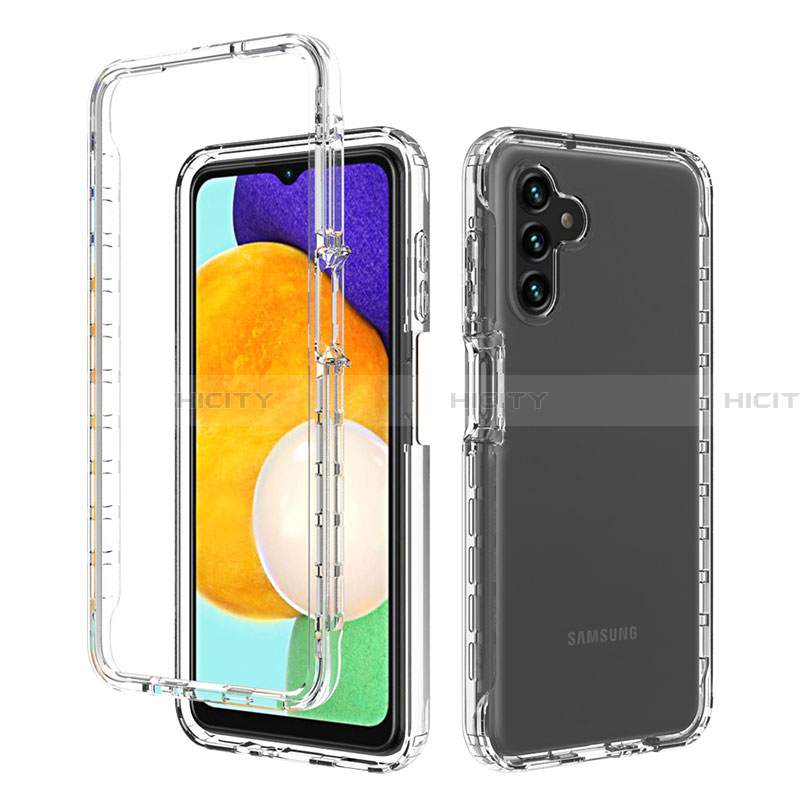 Funda Silicona Carcasa Ultrafina Transparente Goma Frontal y Trasera 360 Grados Gradiente para Samsung Galaxy A13 5G Claro