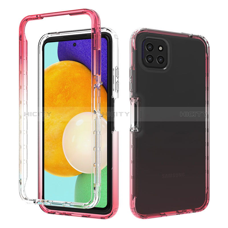 Funda Silicona Carcasa Ultrafina Transparente Goma Frontal y Trasera 360 Grados Gradiente para Samsung Galaxy A22s 5G