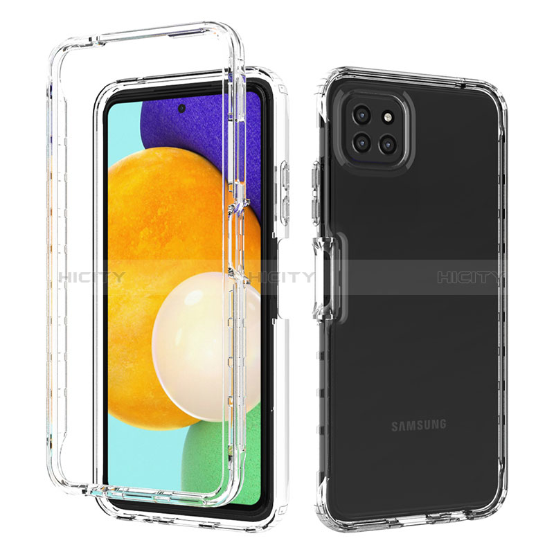 Funda Silicona Carcasa Ultrafina Transparente Goma Frontal y Trasera 360 Grados Gradiente para Samsung Galaxy A22s 5G