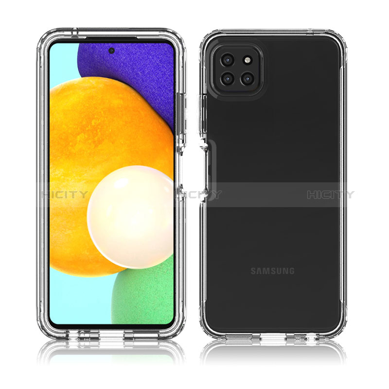 Funda Silicona Carcasa Ultrafina Transparente Goma Frontal y Trasera 360 Grados Gradiente para Samsung Galaxy A22s 5G