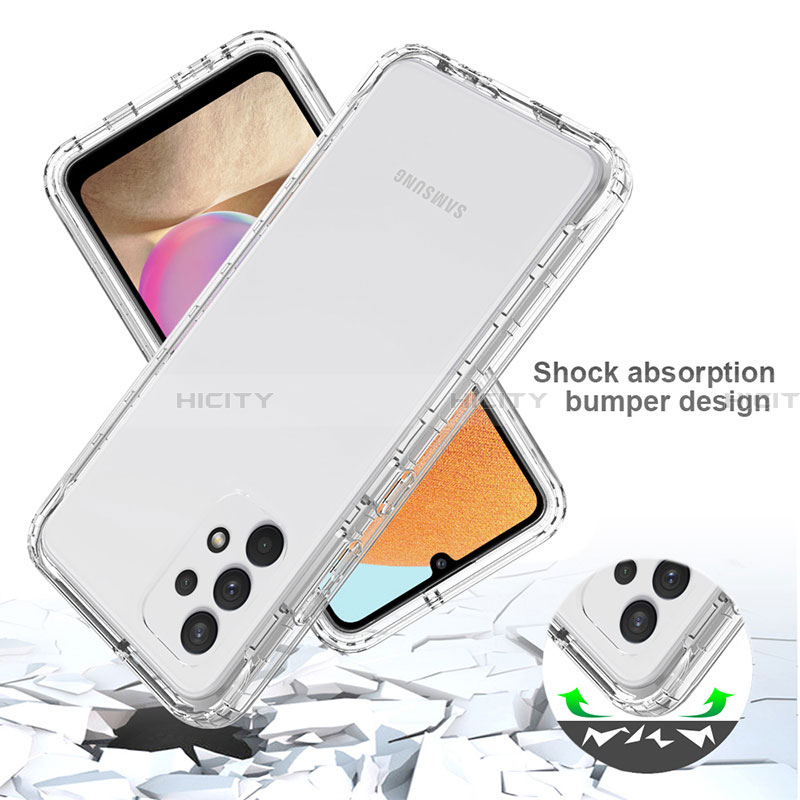 Funda Silicona Carcasa Ultrafina Transparente Goma Frontal y Trasera 360 Grados Gradiente para Samsung Galaxy A32 4G