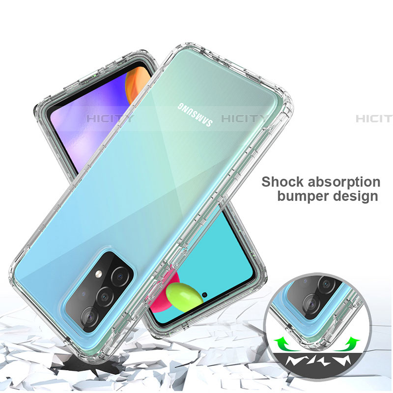 Funda Silicona Carcasa Ultrafina Transparente Goma Frontal y Trasera 360 Grados Gradiente para Samsung Galaxy A52 4G