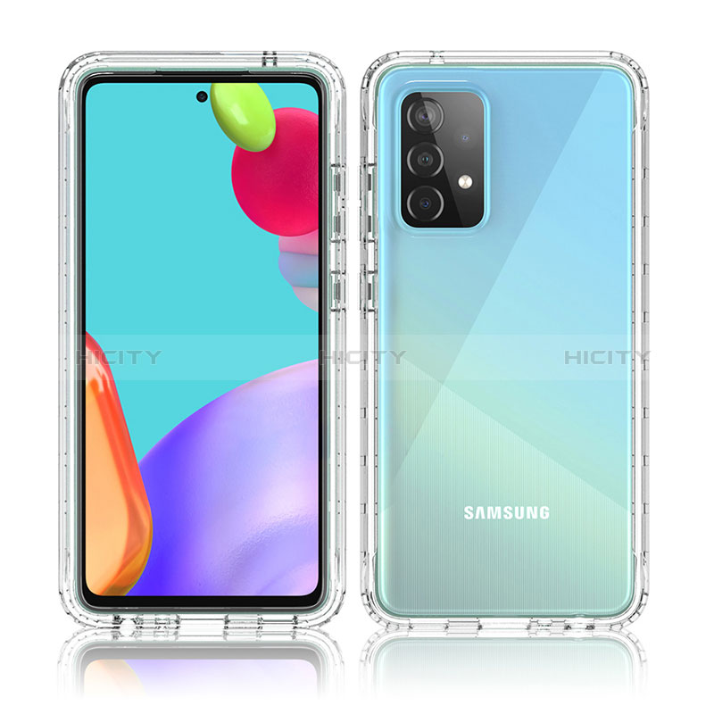 Funda Silicona Carcasa Ultrafina Transparente Goma Frontal y Trasera 360 Grados Gradiente para Samsung Galaxy A52s 5G