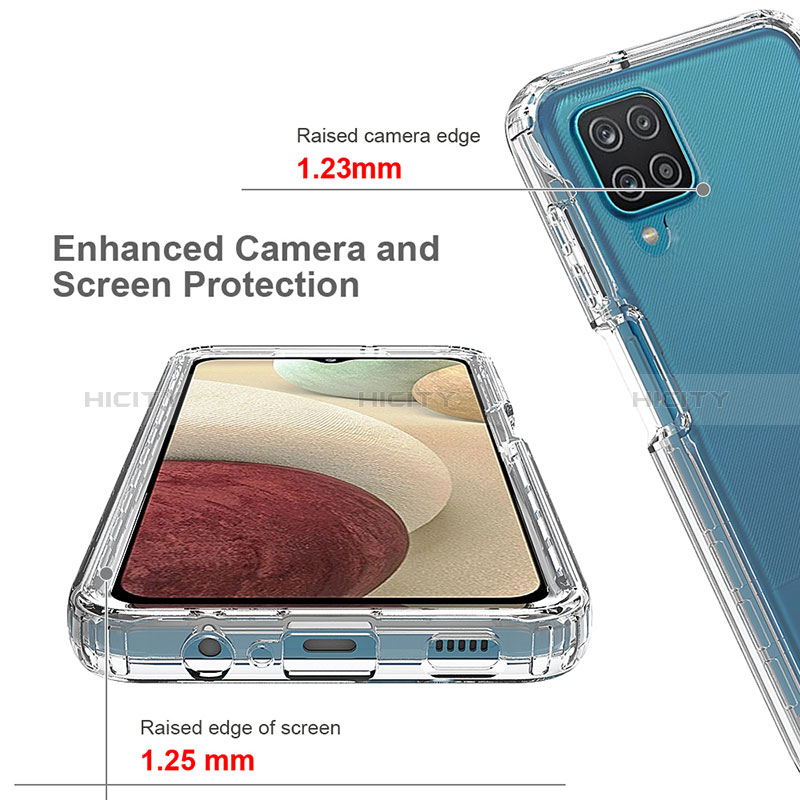 Funda Silicona Carcasa Ultrafina Transparente Goma Frontal y Trasera 360 Grados Gradiente para Samsung Galaxy M12