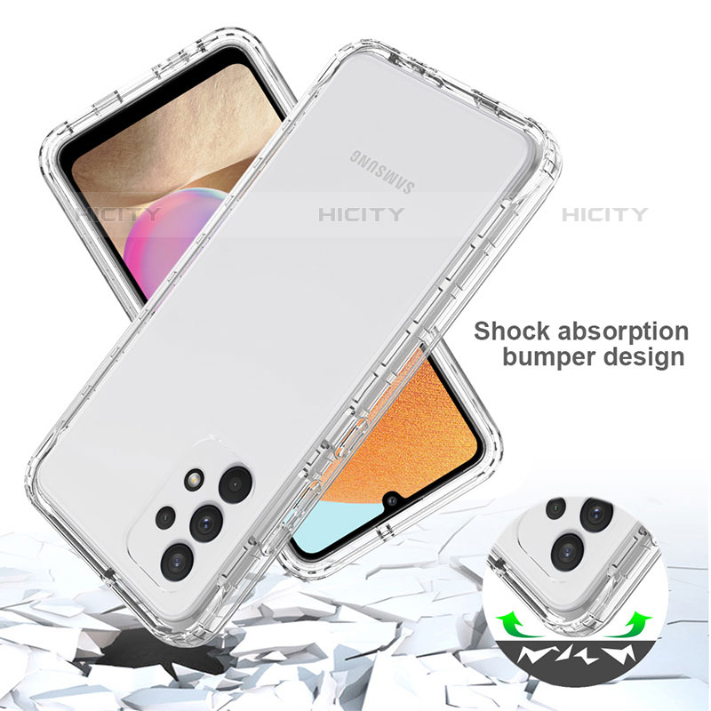 Funda Silicona Carcasa Ultrafina Transparente Goma Frontal y Trasera 360 Grados Gradiente para Samsung Galaxy M32 5G