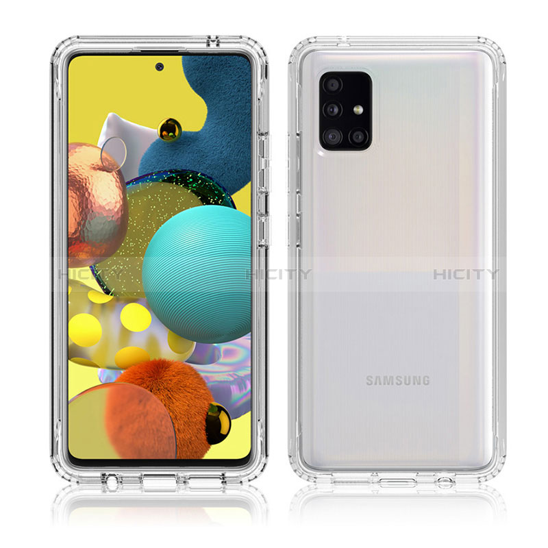 Funda Silicona Carcasa Ultrafina Transparente Goma Frontal y Trasera 360 Grados Gradiente para Samsung Galaxy M40S