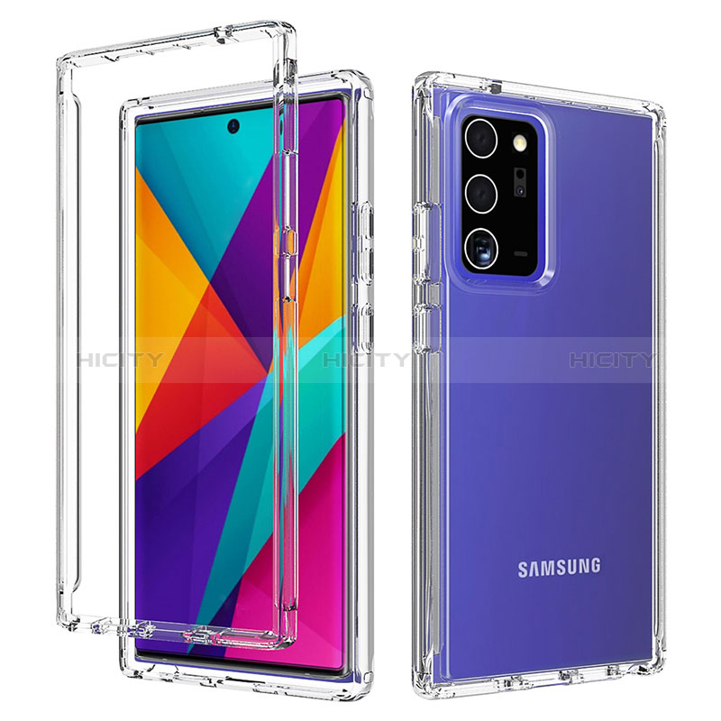 Funda Silicona Carcasa Ultrafina Transparente Goma Frontal y Trasera 360 Grados Gradiente para Samsung Galaxy Note 20 Ultra 5G