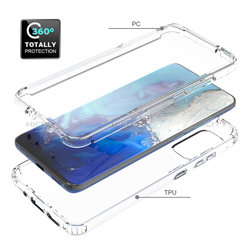 Funda Silicona Carcasa Ultrafina Transparente Goma Frontal y Trasera 360 Grados Gradiente para Samsung Galaxy S20 5G