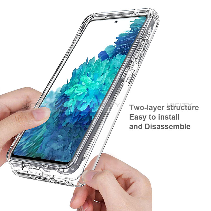 Funda Silicona Carcasa Ultrafina Transparente Goma Frontal y Trasera 360 Grados Gradiente para Samsung Galaxy S20 FE (2022) 5G