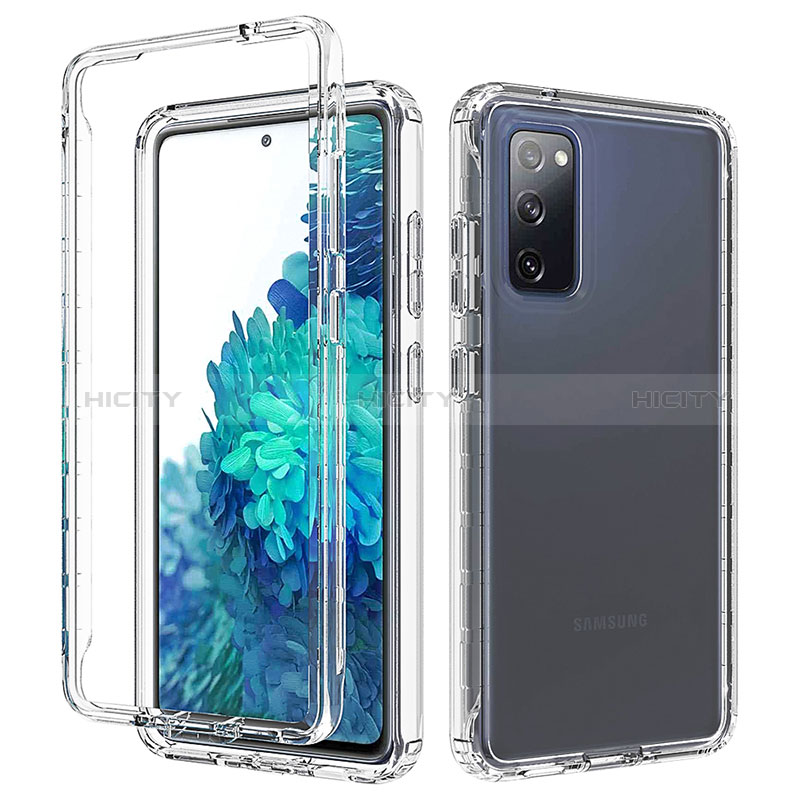 Funda Silicona Carcasa Ultrafina Transparente Goma Frontal y Trasera 360 Grados Gradiente para Samsung Galaxy S20 FE 4G