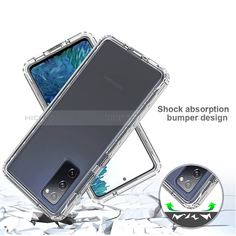 Funda Silicona Carcasa Ultrafina Transparente Goma Frontal y Trasera 360 Grados Gradiente para Samsung Galaxy S20 FE 4G