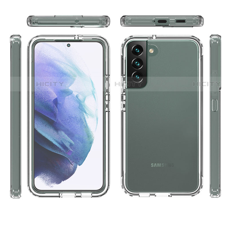 Funda Silicona Carcasa Ultrafina Transparente Goma Frontal y Trasera 360 Grados Gradiente para Samsung Galaxy S23 Plus 5G