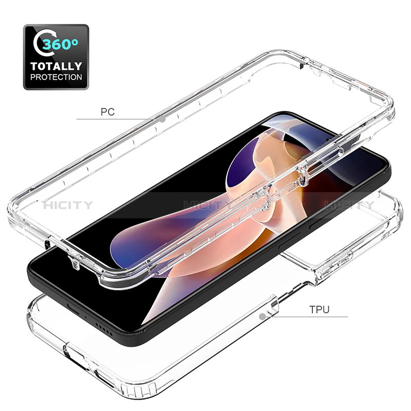 Funda Silicona Carcasa Ultrafina Transparente Goma Frontal y Trasera 360 Grados Gradiente para Xiaomi Mi 11i 5G (2022)