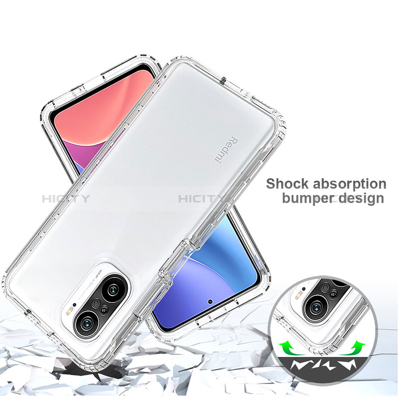 Funda Silicona Carcasa Ultrafina Transparente Goma Frontal y Trasera 360 Grados Gradiente para Xiaomi Mi 11i 5G