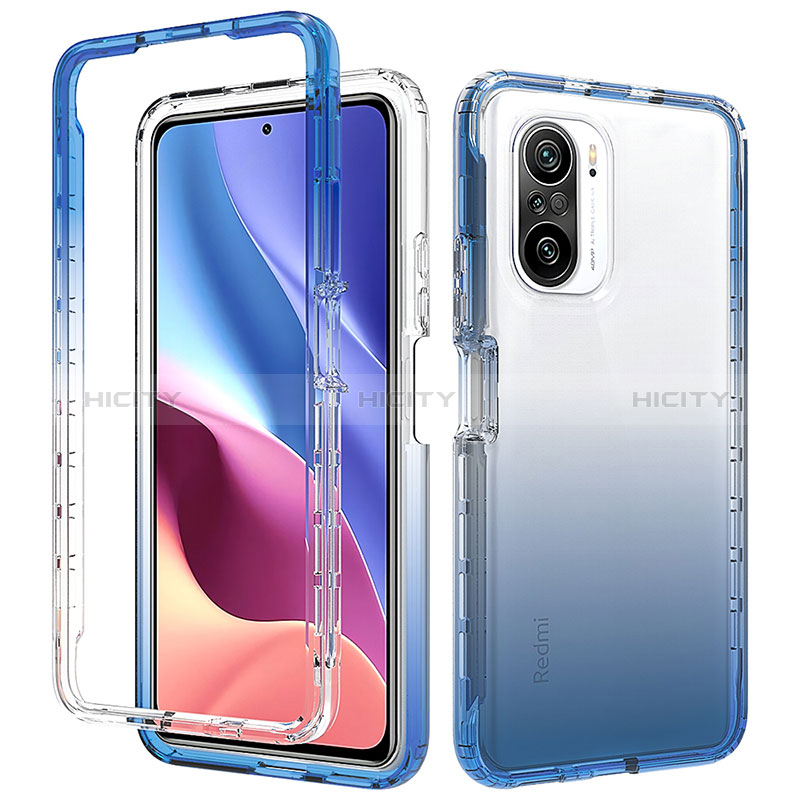 Funda Silicona Carcasa Ultrafina Transparente Goma Frontal y Trasera 360 Grados Gradiente para Xiaomi Mi 11X 5G