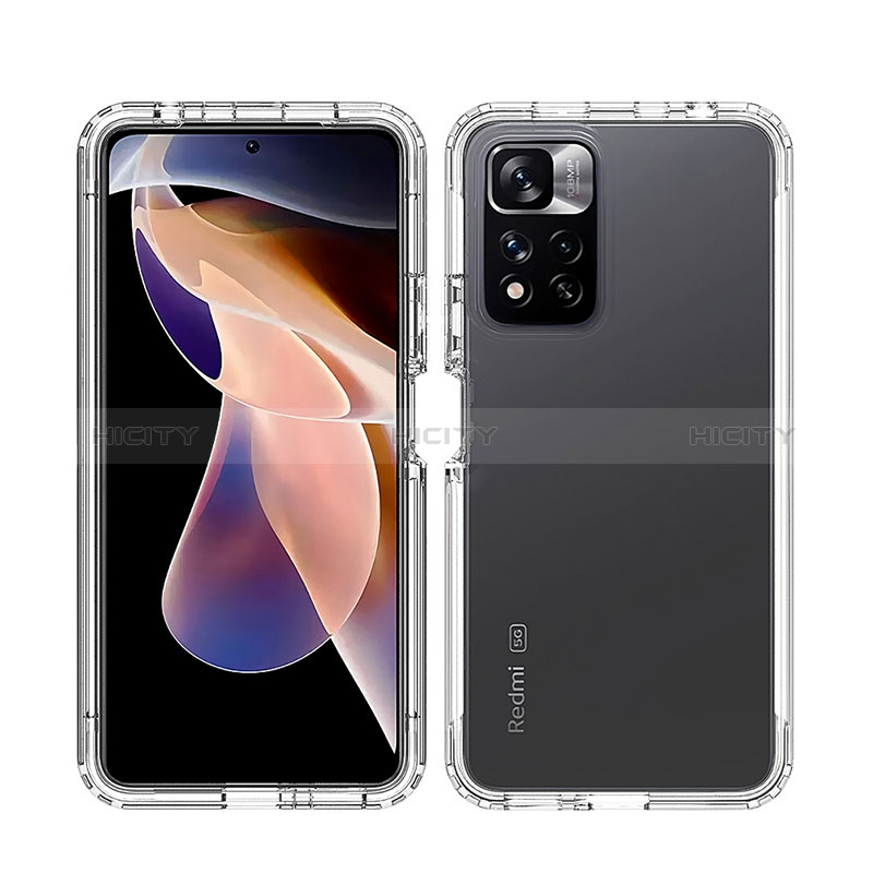 Funda Silicona Carcasa Ultrafina Transparente Goma Frontal y Trasera 360 Grados Gradiente para Xiaomi Poco X4 NFC