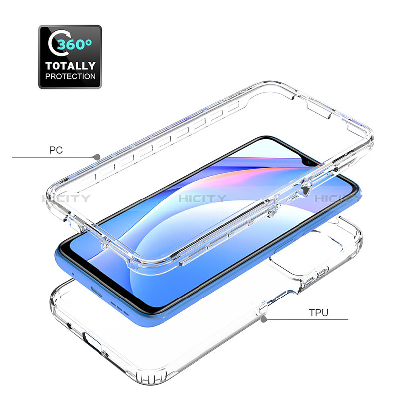 Funda Silicona Carcasa Ultrafina Transparente Goma Frontal y Trasera 360 Grados Gradiente para Xiaomi Redmi 9 Power