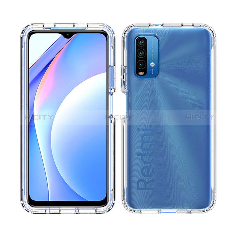 Funda Silicona Carcasa Ultrafina Transparente Goma Frontal y Trasera 360 Grados Gradiente para Xiaomi Redmi 9 Power