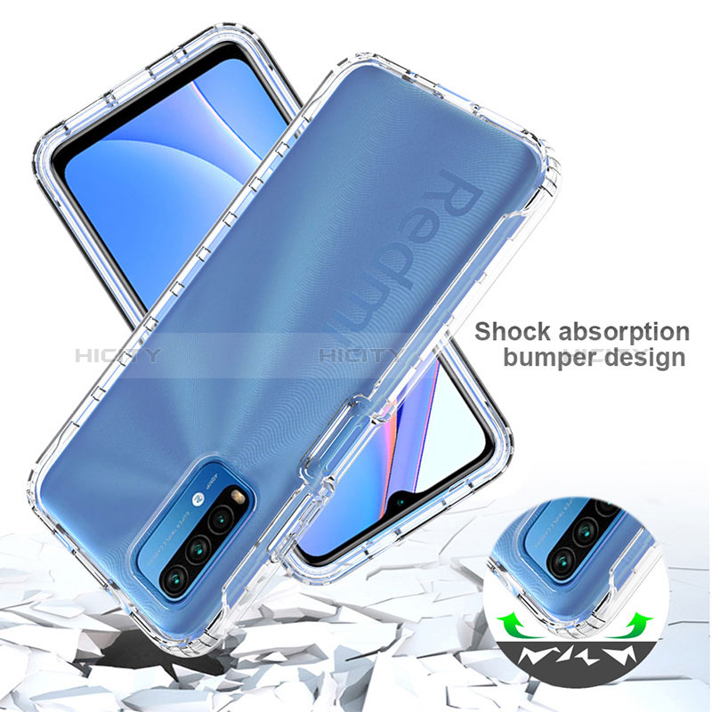 Funda Silicona Carcasa Ultrafina Transparente Goma Frontal y Trasera 360 Grados Gradiente para Xiaomi Redmi 9 Power