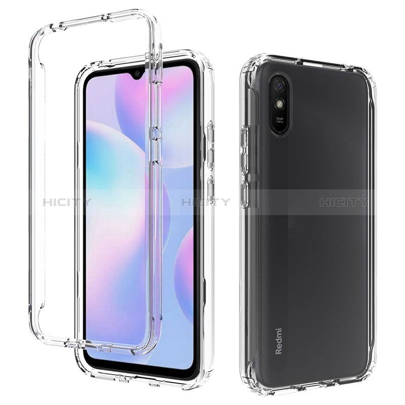 Funda Silicona Carcasa Ultrafina Transparente Goma Frontal y Trasera 360 Grados Gradiente para Xiaomi Redmi 9A