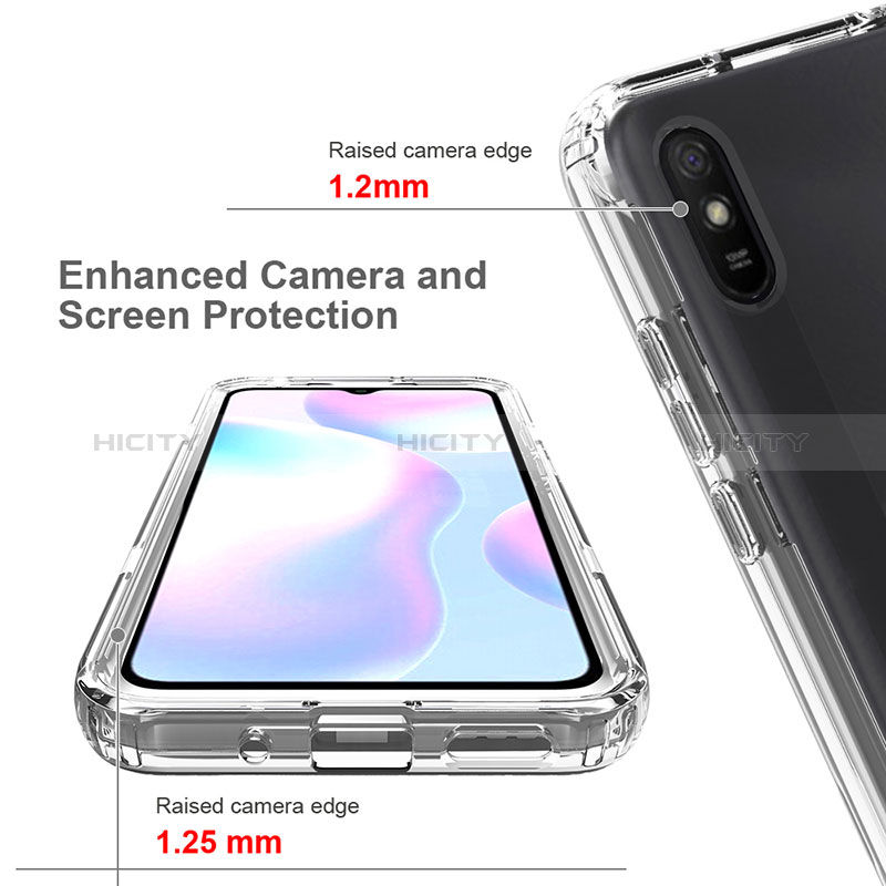Funda Silicona Carcasa Ultrafina Transparente Goma Frontal y Trasera 360 Grados Gradiente para Xiaomi Redmi 9A