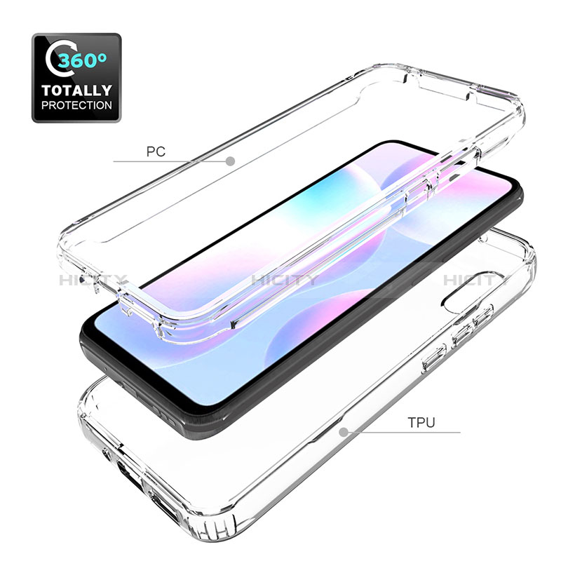 Funda Silicona Carcasa Ultrafina Transparente Goma Frontal y Trasera 360 Grados Gradiente para Xiaomi Redmi 9i