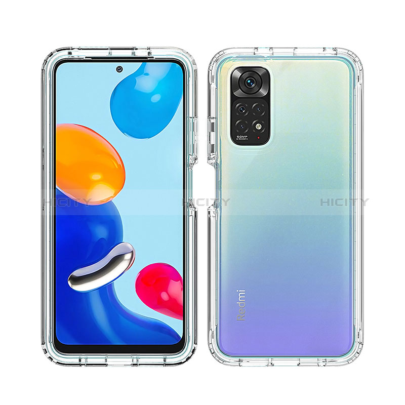 Funda Silicona Carcasa Ultrafina Transparente Goma Frontal y Trasera 360 Grados Gradiente para Xiaomi Redmi Note 11 Pro 4G